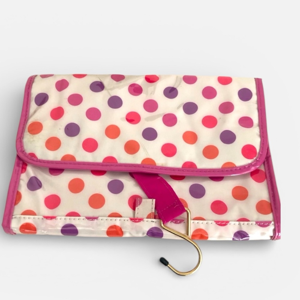 NWOT Polka Dot Vanity Bathroom Bag